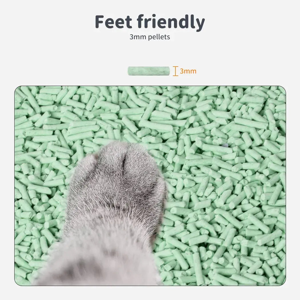 PaWz Tofu Cat Litter Clumping Flushable Green Tea Scent