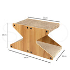 Cat Scratching Scratcher Board Cat Tree Pad Lounge Toy Corrugated Cardboard