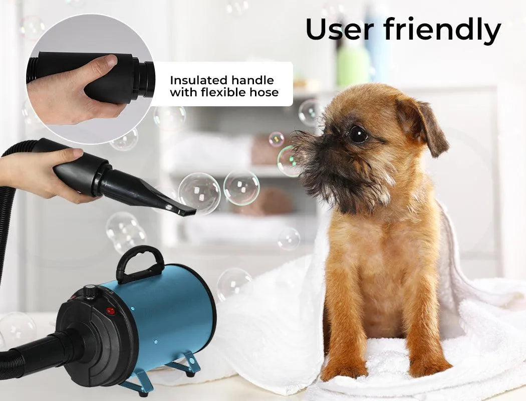 Dog Cat Pet Hair Dryer Grooming Blow Speed