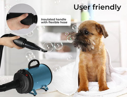Dog Cat Pet Hair Dryer Grooming Blow Speed