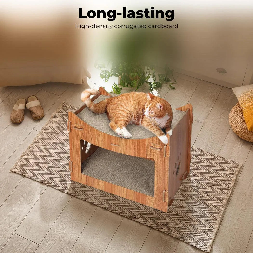 Cat Scratching Board Corrugated Cardboard - Box