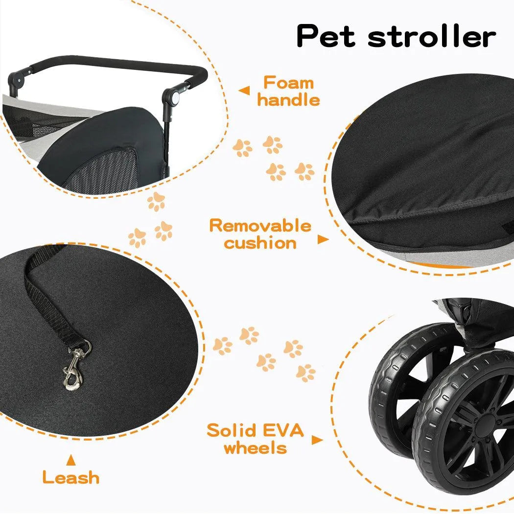 Pet Stroller 4 Wheel