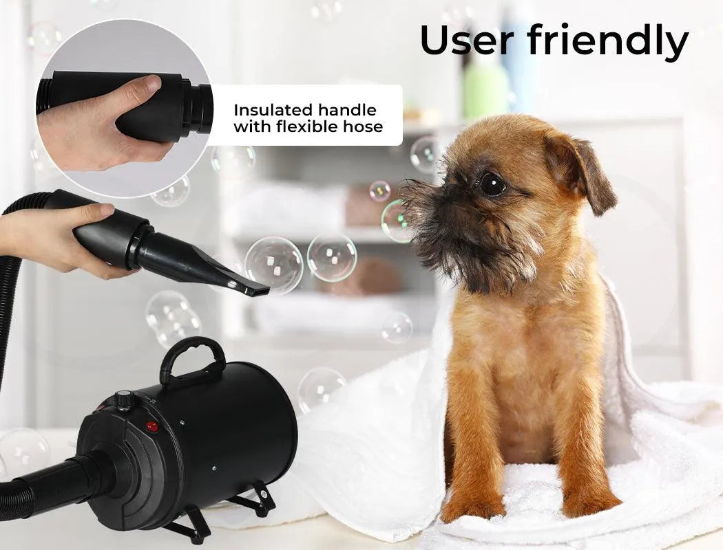 Dog Cat Pet Hair Dryer Grooming Blow Speed