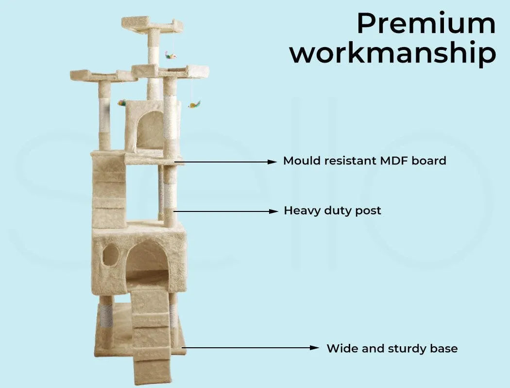 Cat Scratcher Multi Level 184cm Height