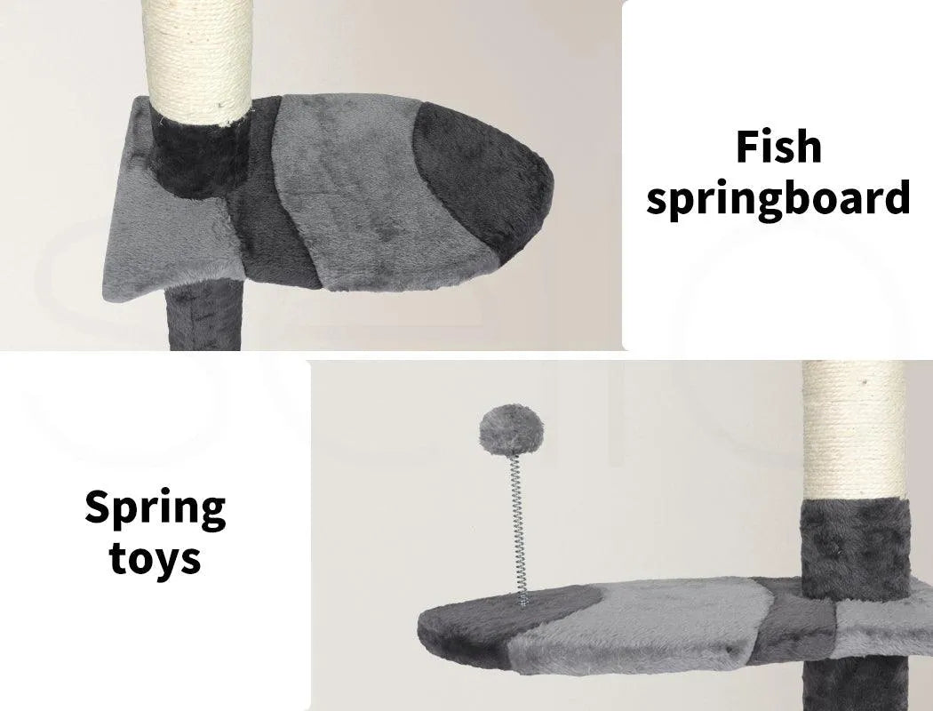 Cat Scratching Post Tree Play