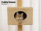 Cat Scratching Post Tree Beige