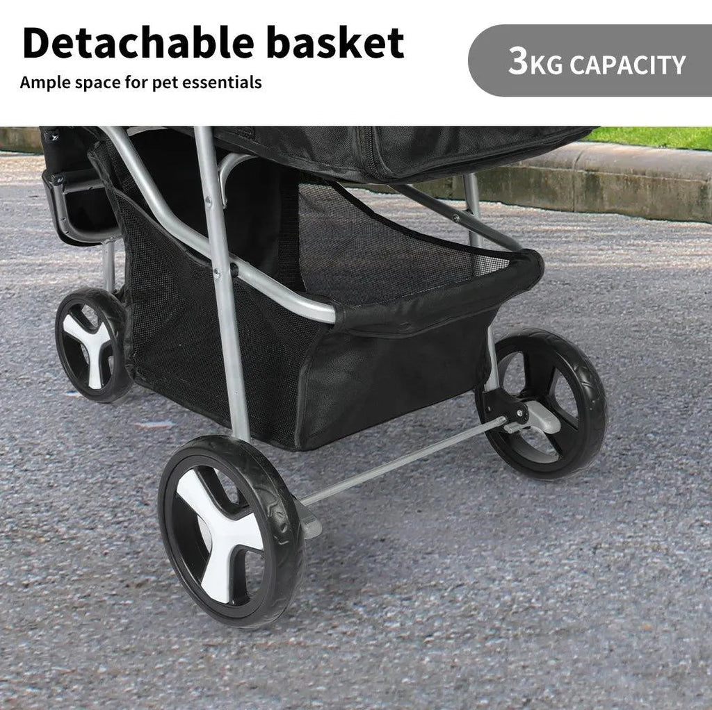 Large Dog Stroller - 3 Wheels