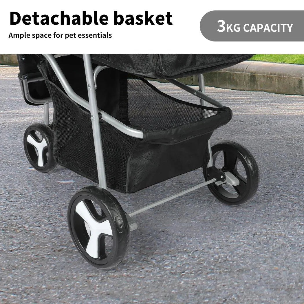 Large Dog Stroller - 3 Wheels