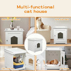 Cat Litter Box Mat Fully Enclosed Kitty Toilet