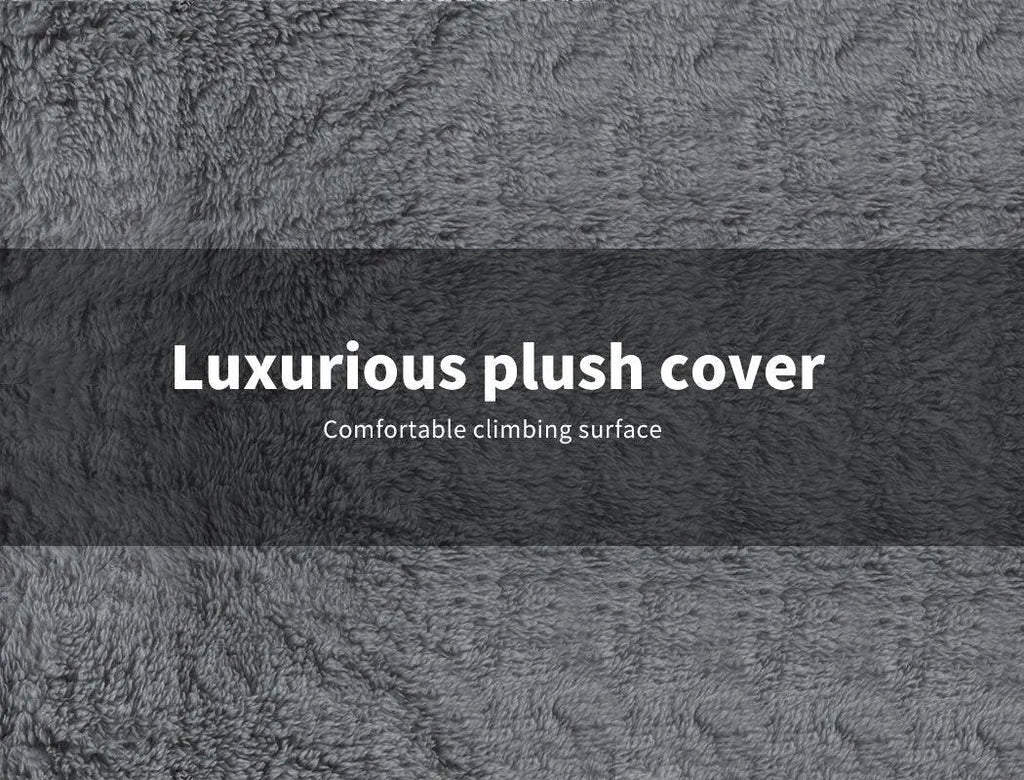 Cat Scratching Post Tower House Grey 141cm