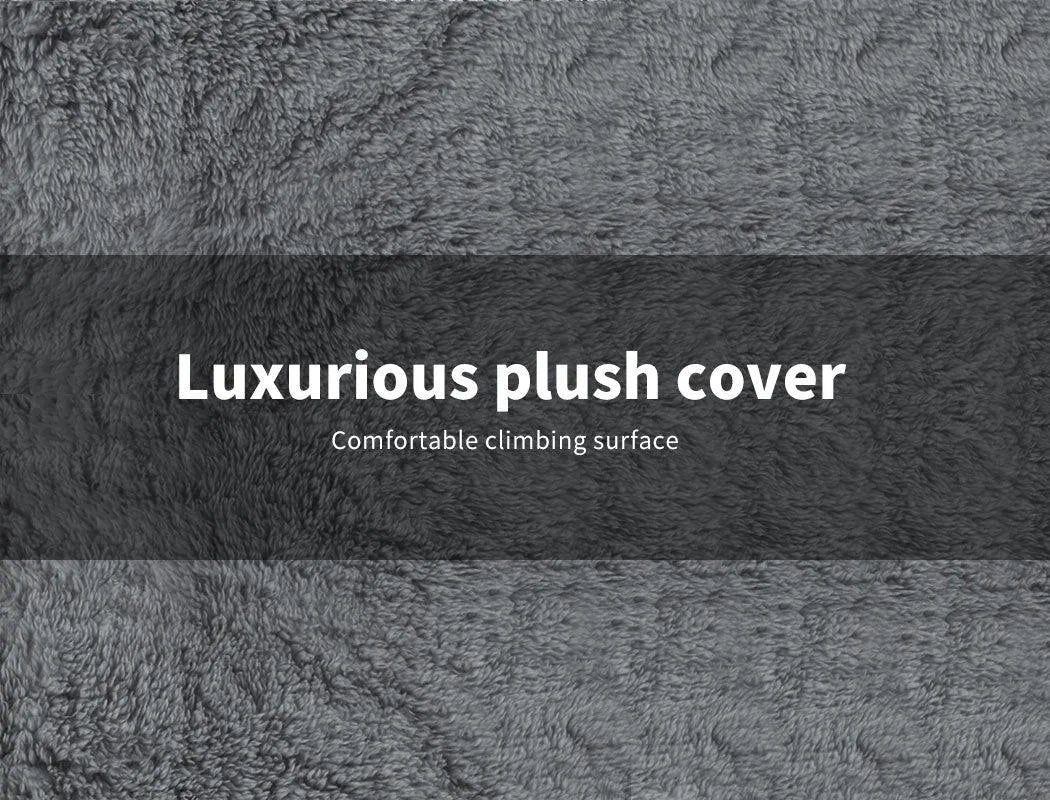 Cat Scratching Post Tower House Grey 141cm