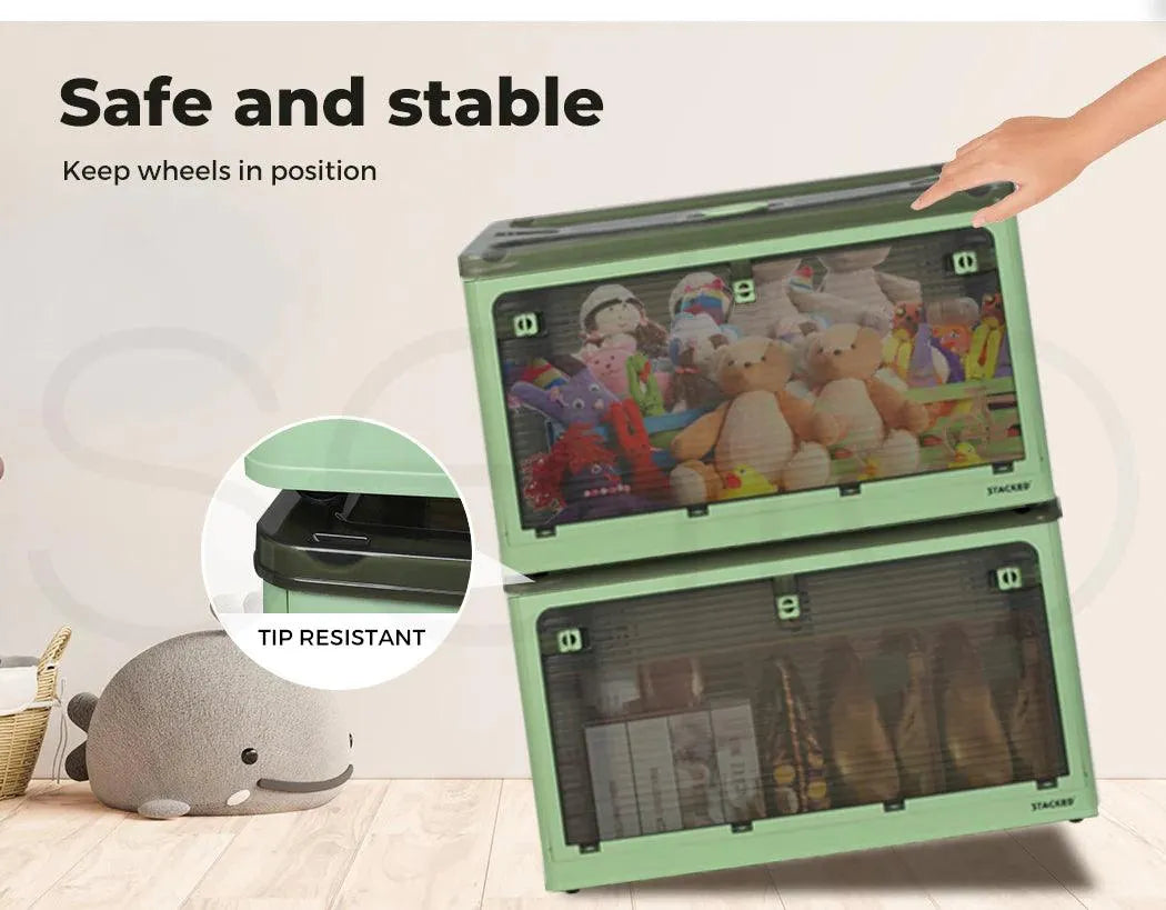 Dog Toy Box - Green | STACKED®