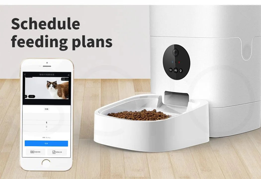 Pet Smart Feeder with Camera 6L