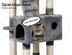 Cat Tree Scratcher Post Multi Level -Grey