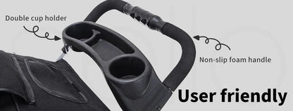 Pet Dog Stroller Pram - Black
