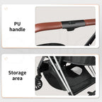 4 Wheels Pet Stroller Deluxe