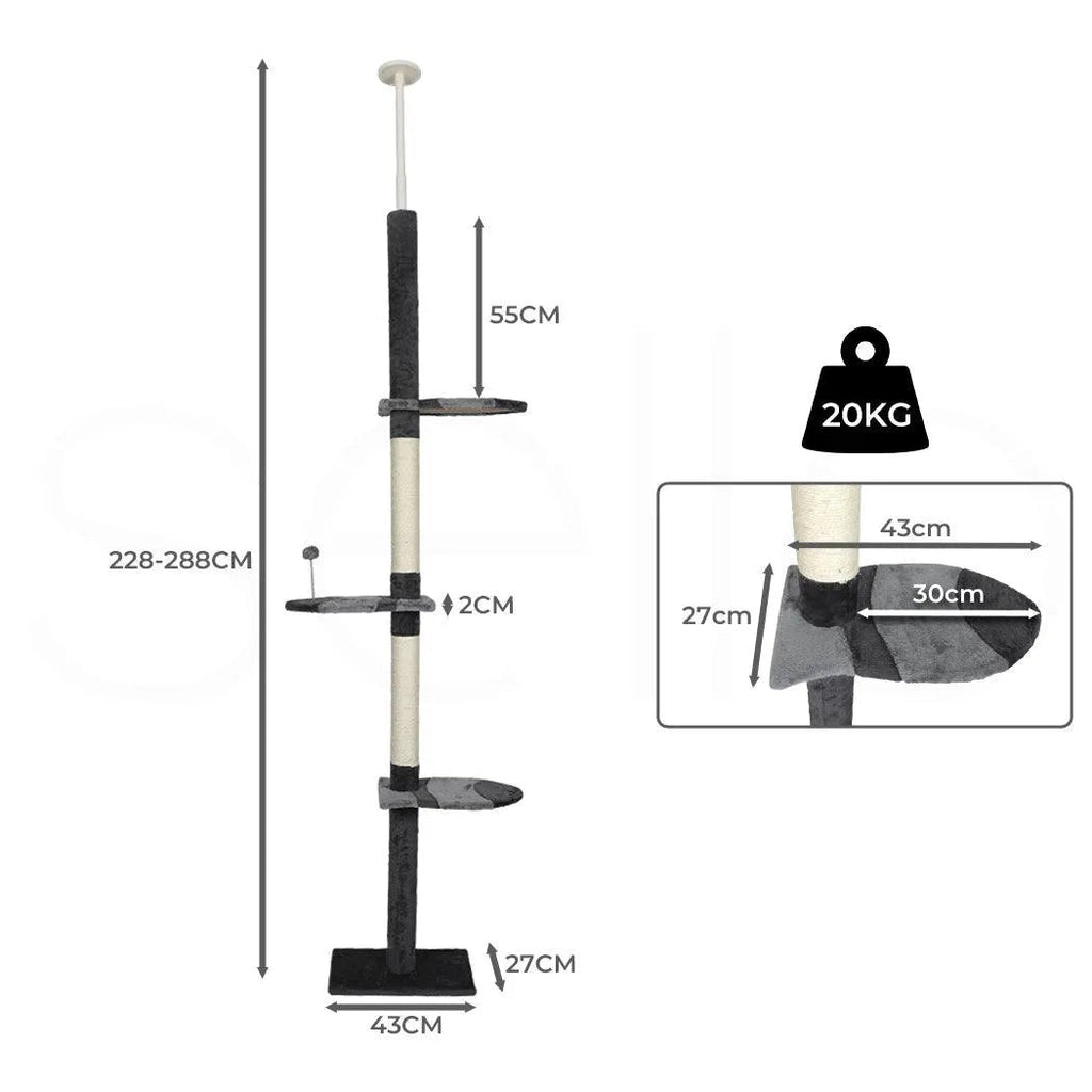 Cat Scratching Post Tree Play