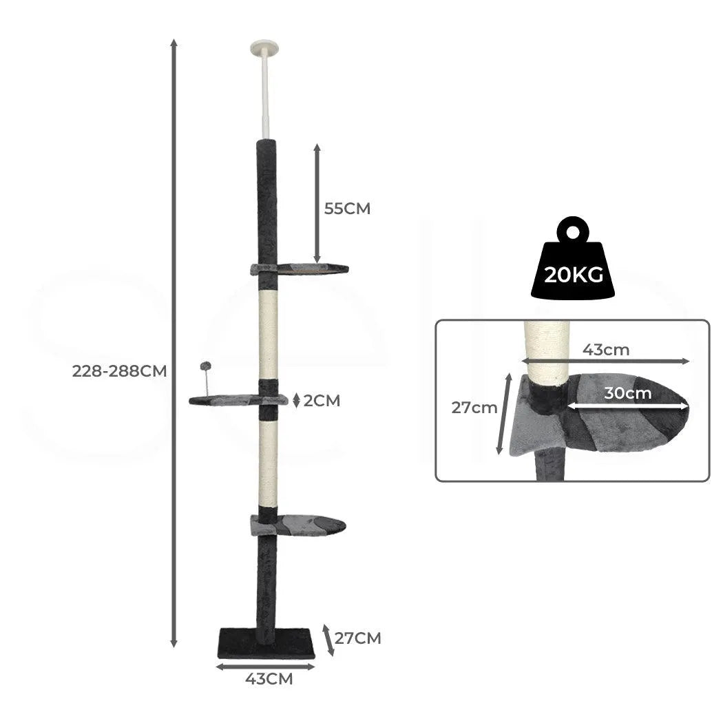 Cat Scratching Post Tree Play