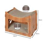 Cat Scratching Board Corrugated Cardboard - Box