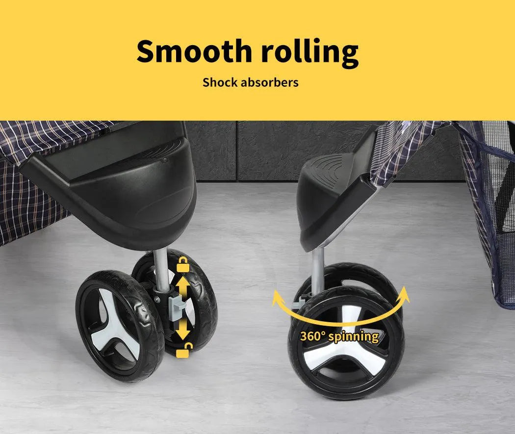 Large Dog Stroller - 3 Wheels