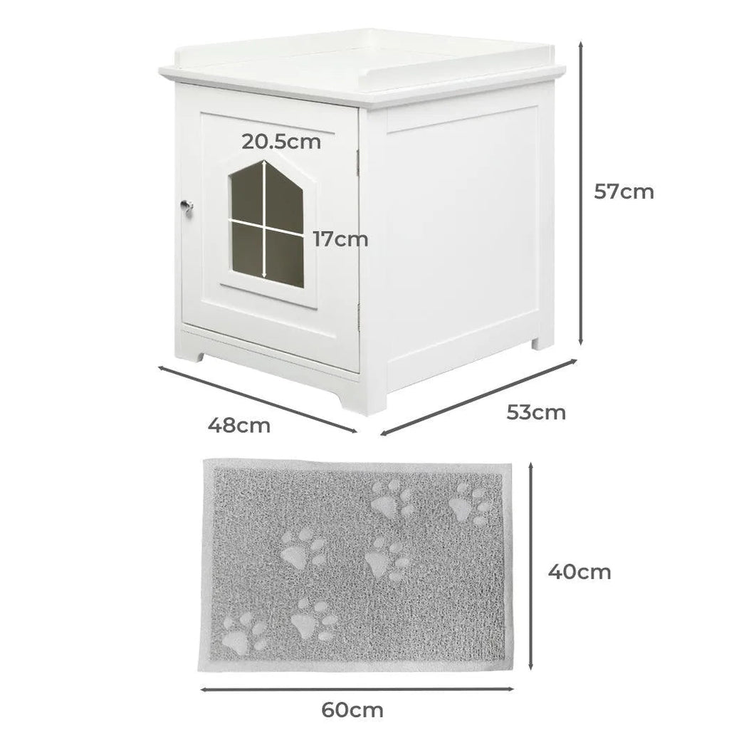 Cat Litter Box Mat Fully Enclosed Kitty Toilet