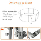 Pet Playpen Transparent Acrylic Clear Folding Dog Fence Kennel