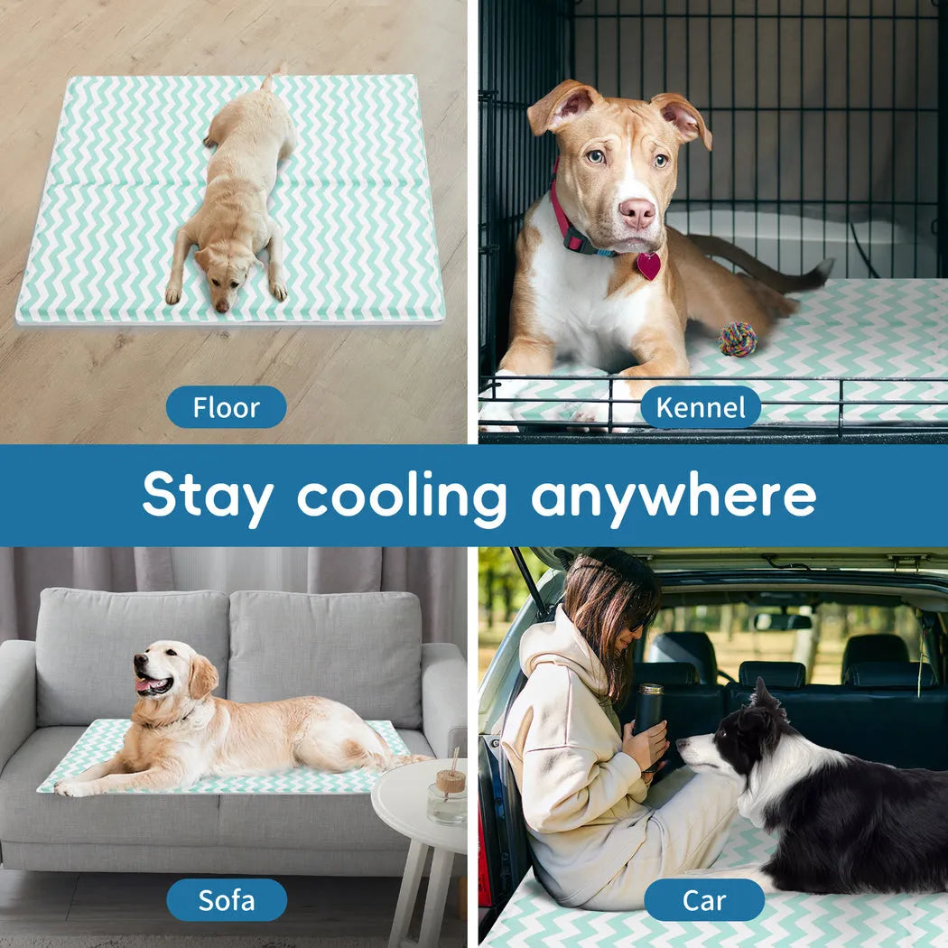Pet Cooling Mat - Non-Toxic Gel Pad for Dogs & Cats