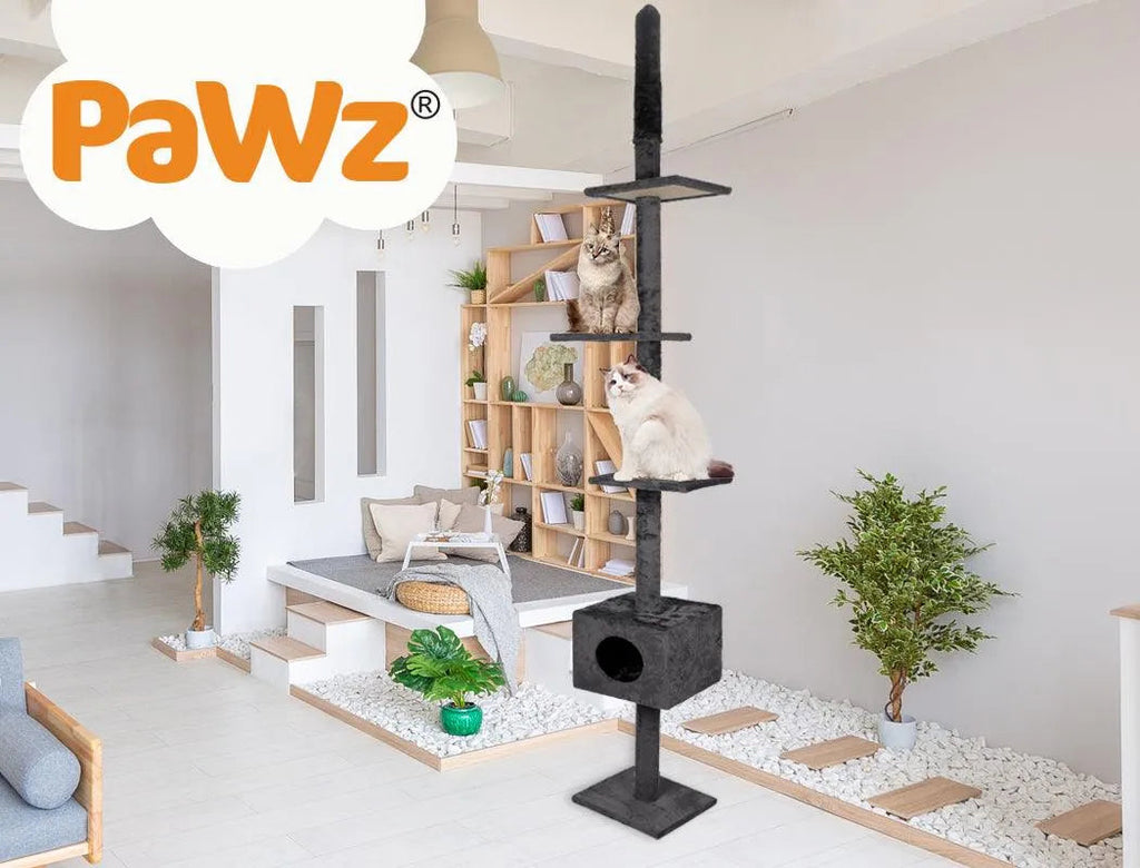 Cat Scratching Post Tree Beige