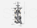Cat Tree Scratcher Playground 210cm