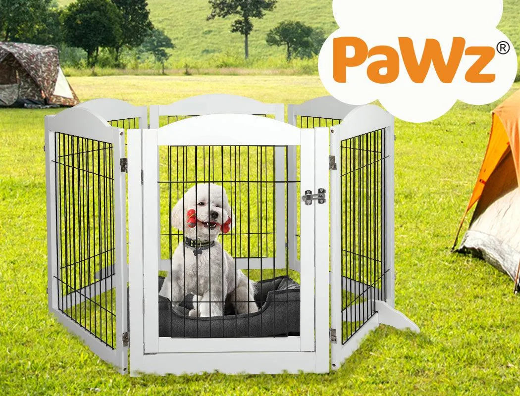 6 Panels Pet Playpen Pet Gate