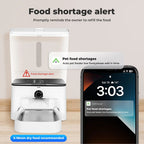2-in-1 Automatic Pet Cat Dog Feeder Laser Toy WiFi Smart Food Dispenser App
