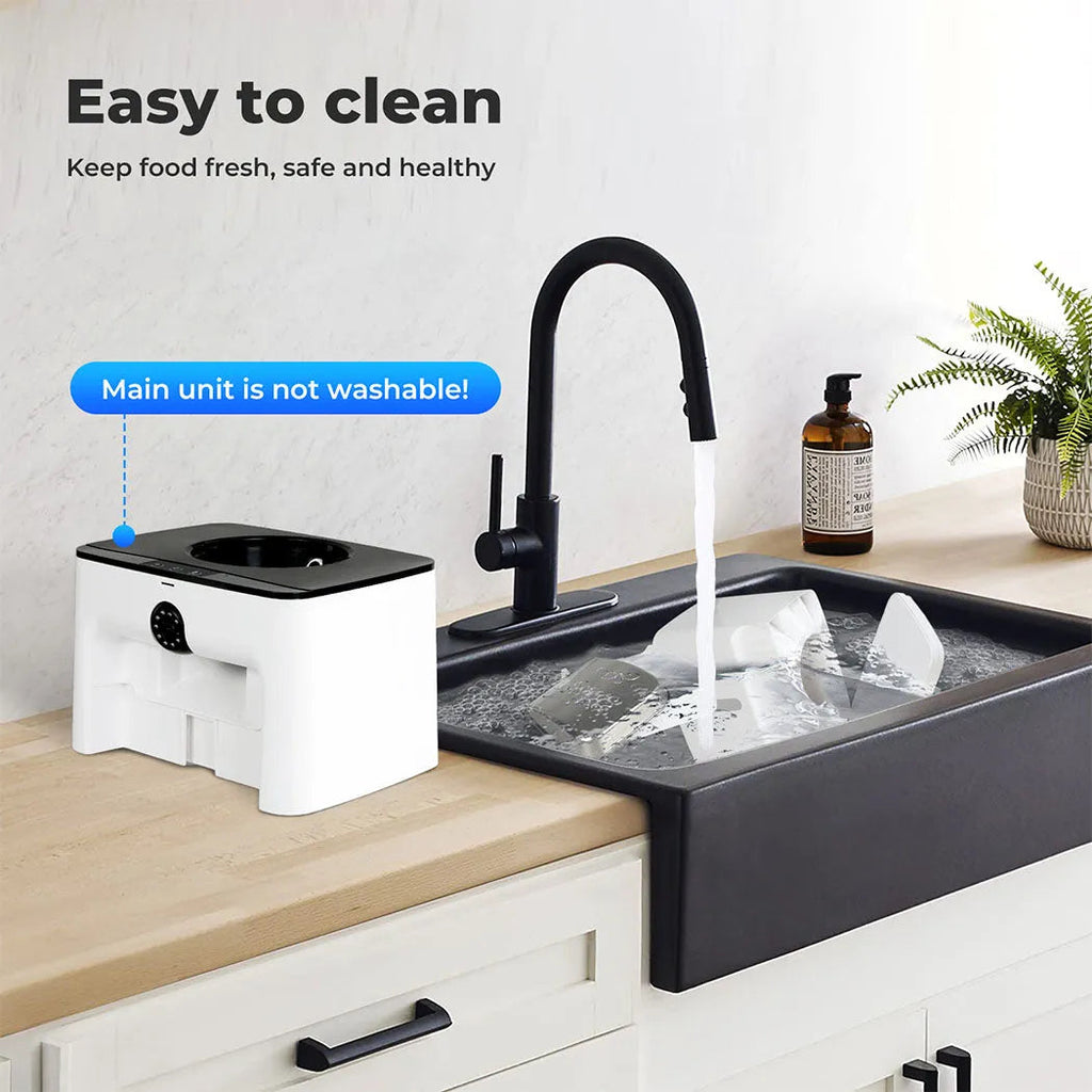 2-in-1 Automatic Pet Cat Dog Feeder Laser Toy WiFi Smart Food Dispenser App