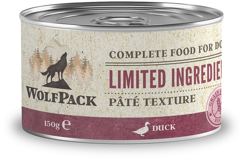 WOLFPACK, Limited Ingredient, pačetina, pašteta, bez žitarica