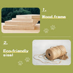 Cat Tree Scratching Post Multi-Level - Green 146cm
