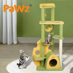 Cat Tree Scratching Post Multi-Level - Green 146cm