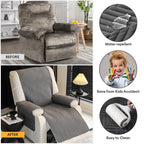 Water-Repellent Furniture Protection Recliner Couch Cover with Elastic Straps - Classic W