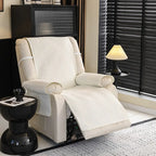 Water-Repellent Furniture Protection Recliner Couch Cover with Elastic Straps - Classic W