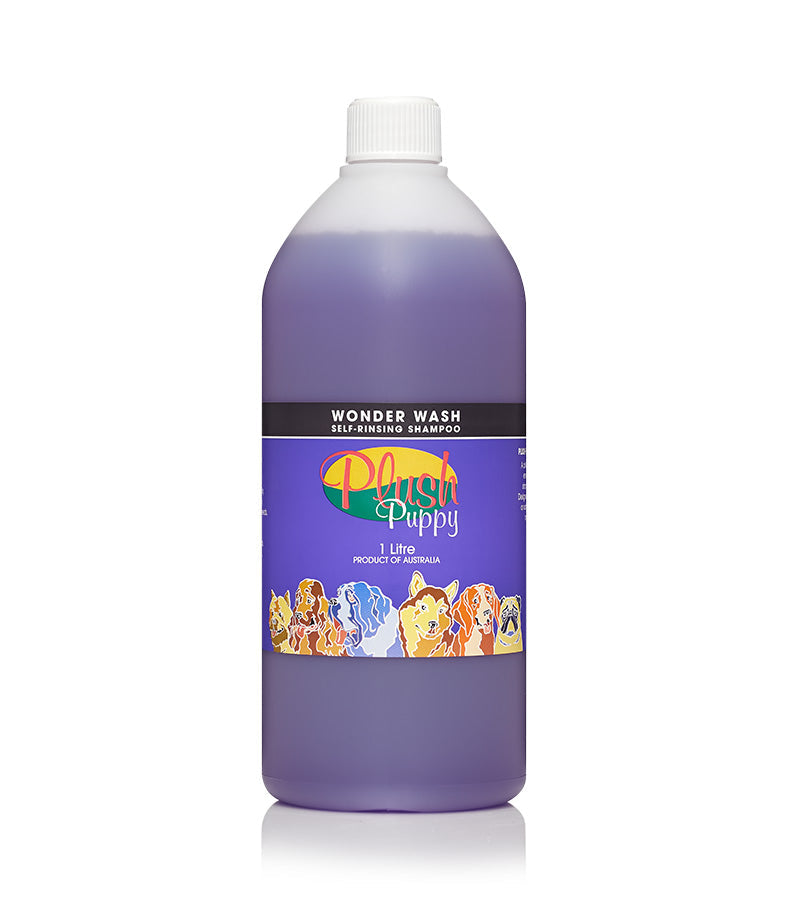 Plush Puppy Wonder Wash Bathing Alternative Self Rinsing Shampoo
