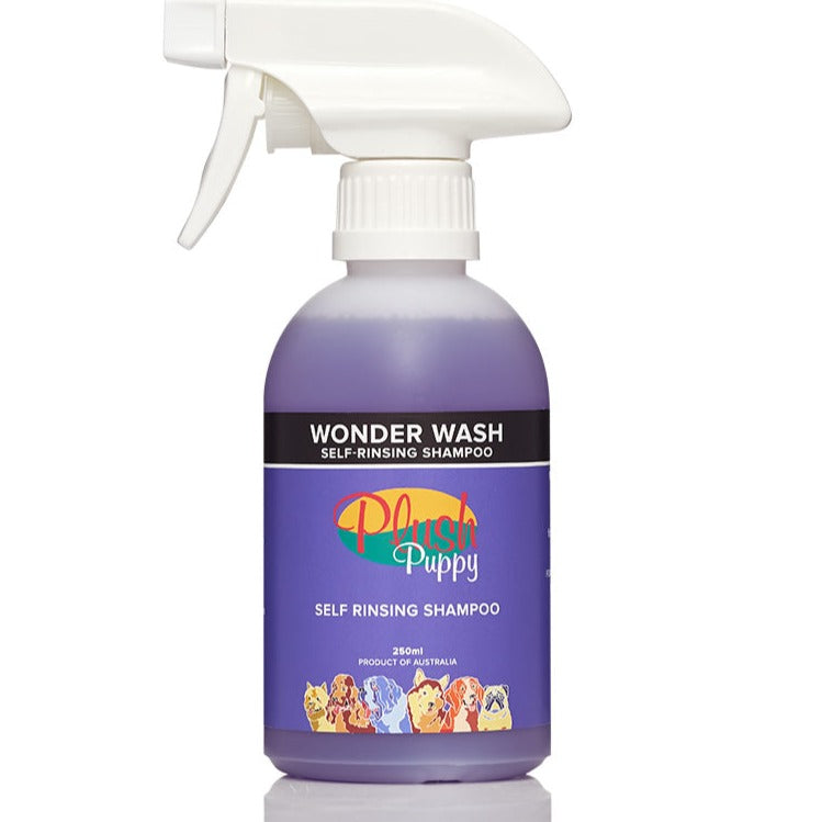 Plush Puppy Wonder Wash Bathing Alternative Self Rinsing Shampoo