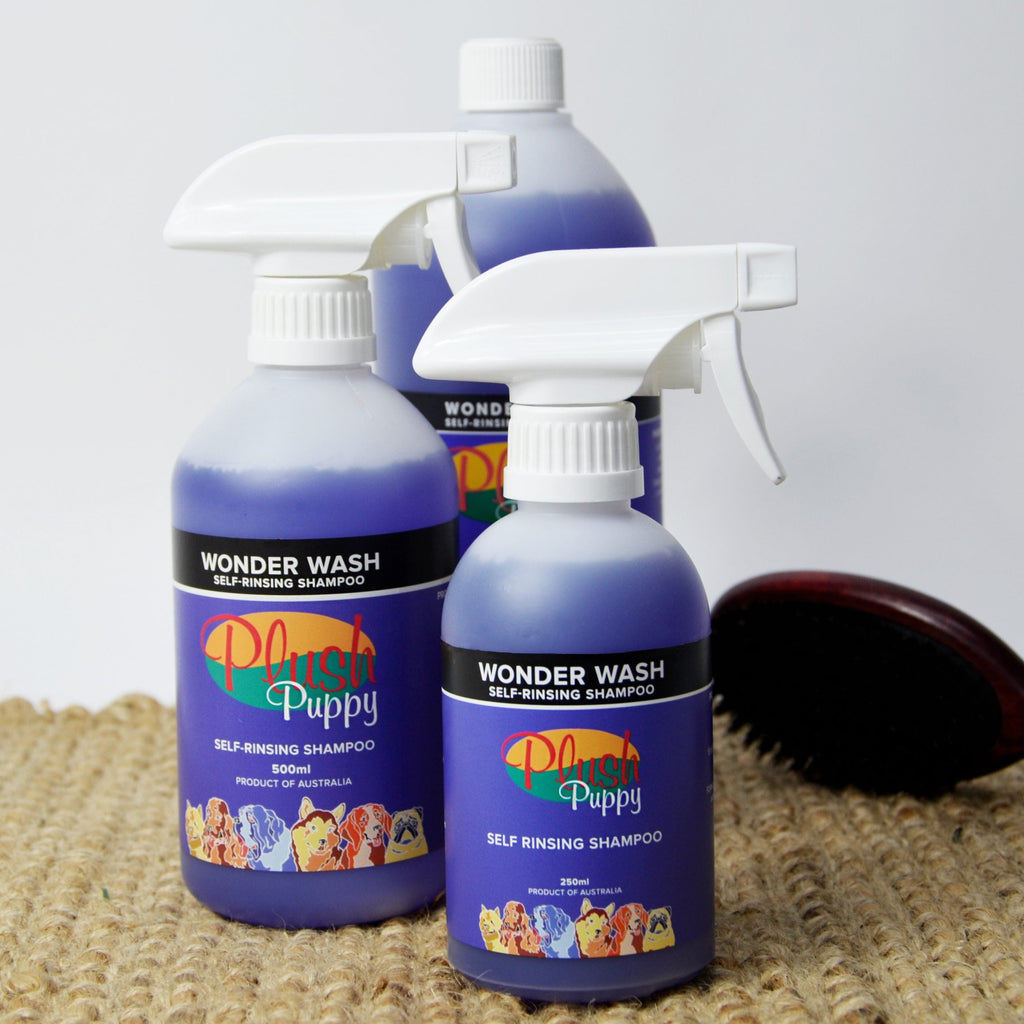 Plush Puppy Wonder Wash Bathing Alternative Self Rinsing Shampoo