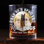 Rotten Dogs Photo - Personalized Whiskey Glass