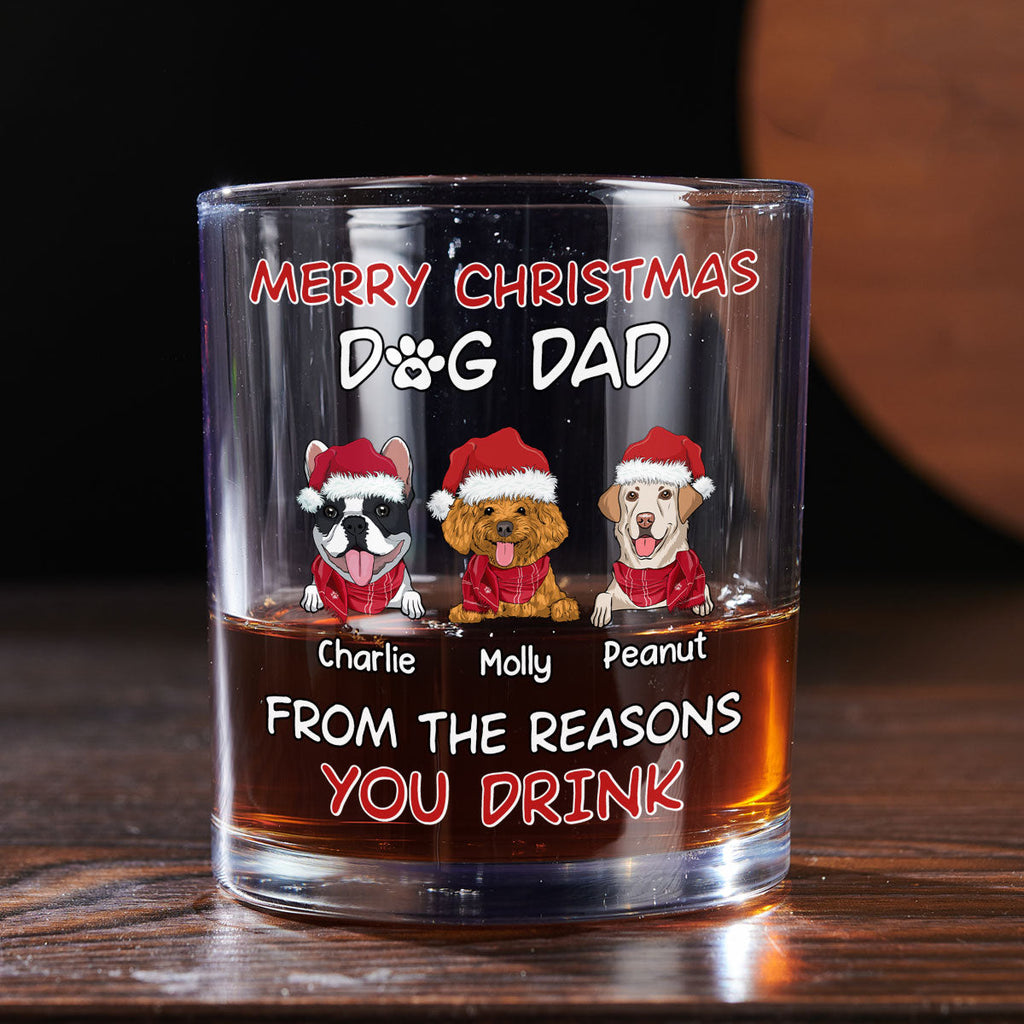 The Reason You Drink - Personalized Whiskey Glass