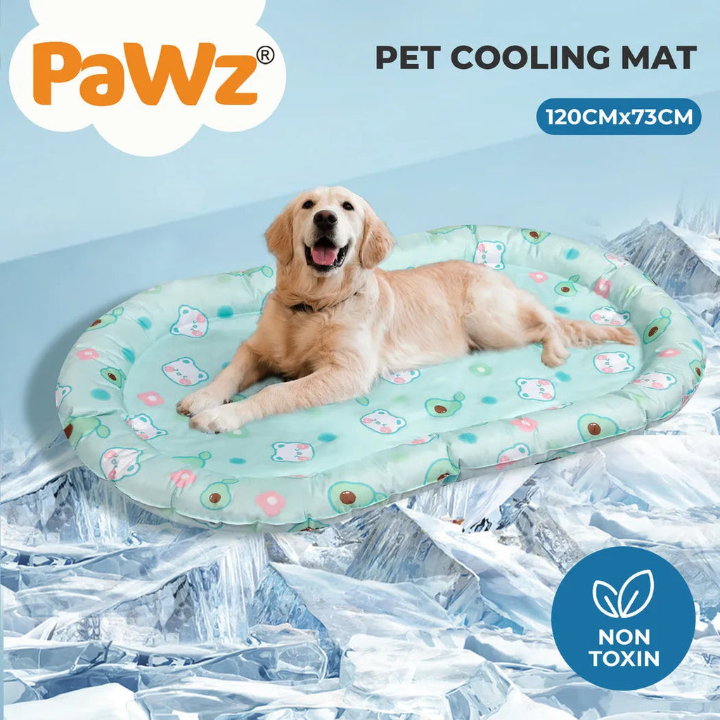 Pet Cooling Mat Dog Cat Gel Non-Toxic Bed Pillow Self-cool Summer Ice Pad