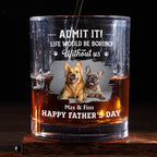 You Deserve All The Tail Wags Photo - Personalized Whiskey Glass