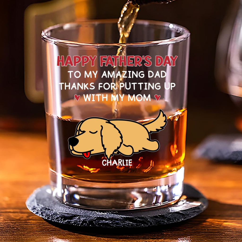 Putting Up With Version 2 - Personalized Whiskey Glass