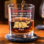 Putting Up With Version 2 - Personalized Whiskey Glass