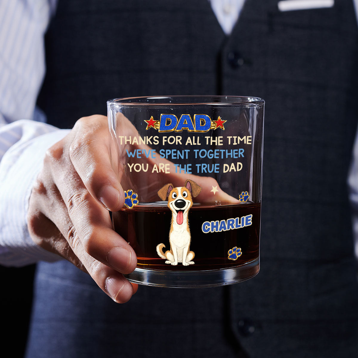 The True Parent - Personalized Whiskey Glass