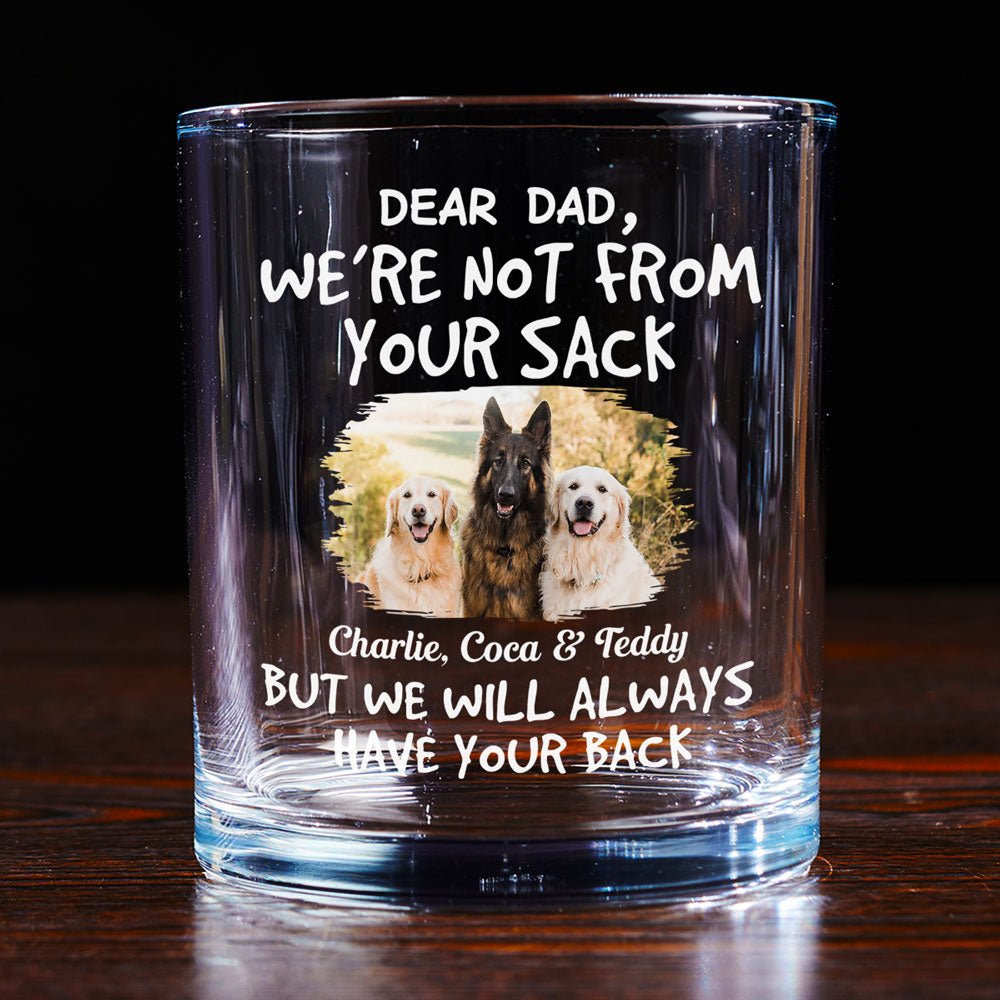 We Picked You Congrats Photo - Personalized Whiskey Glass