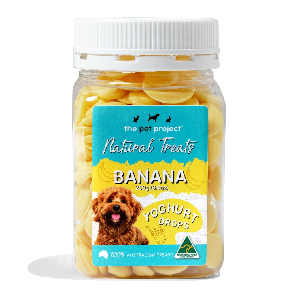 The Pet Project Natural Dog Treats Yoghurt Drops 250g