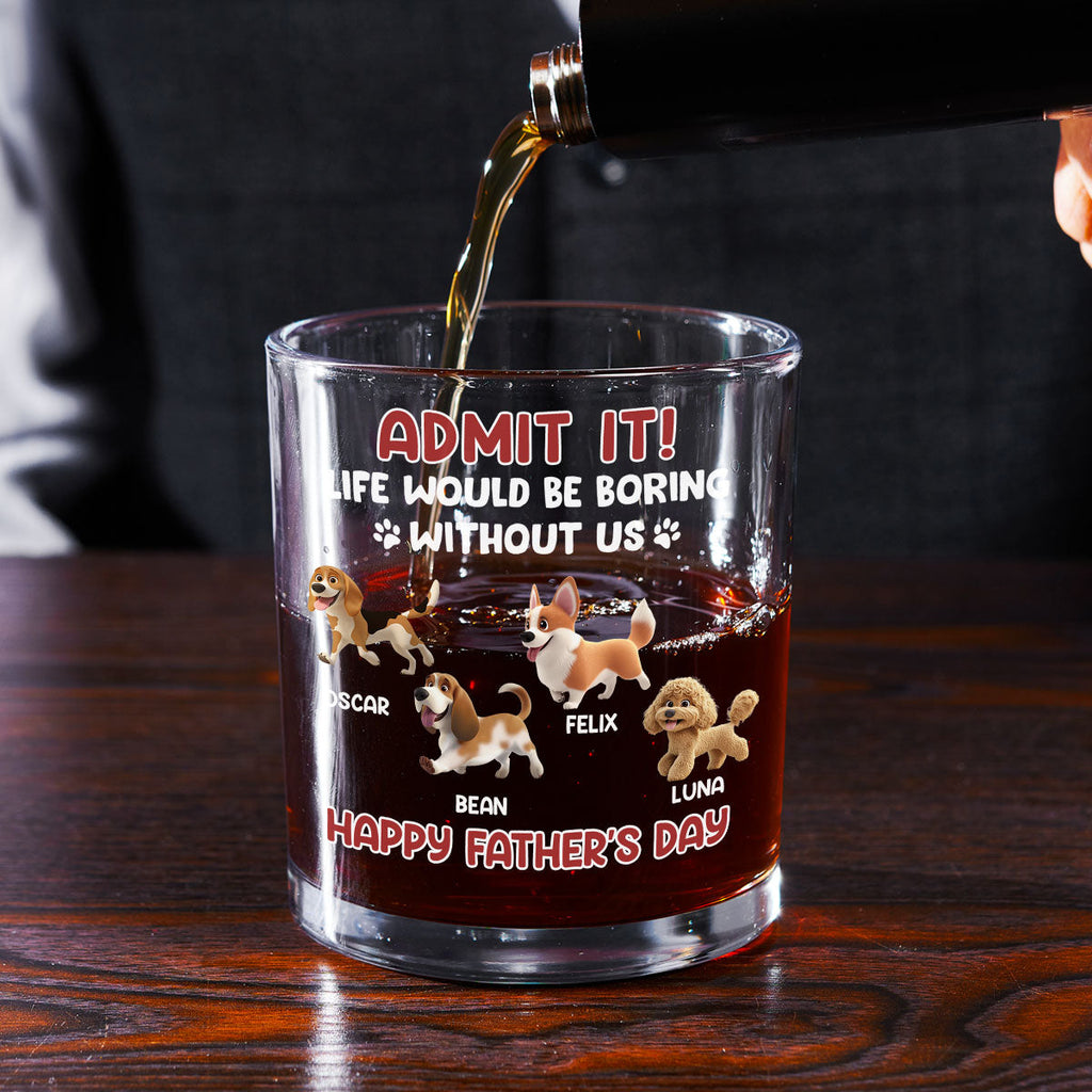 Admit - Personalized Whiskey Glass